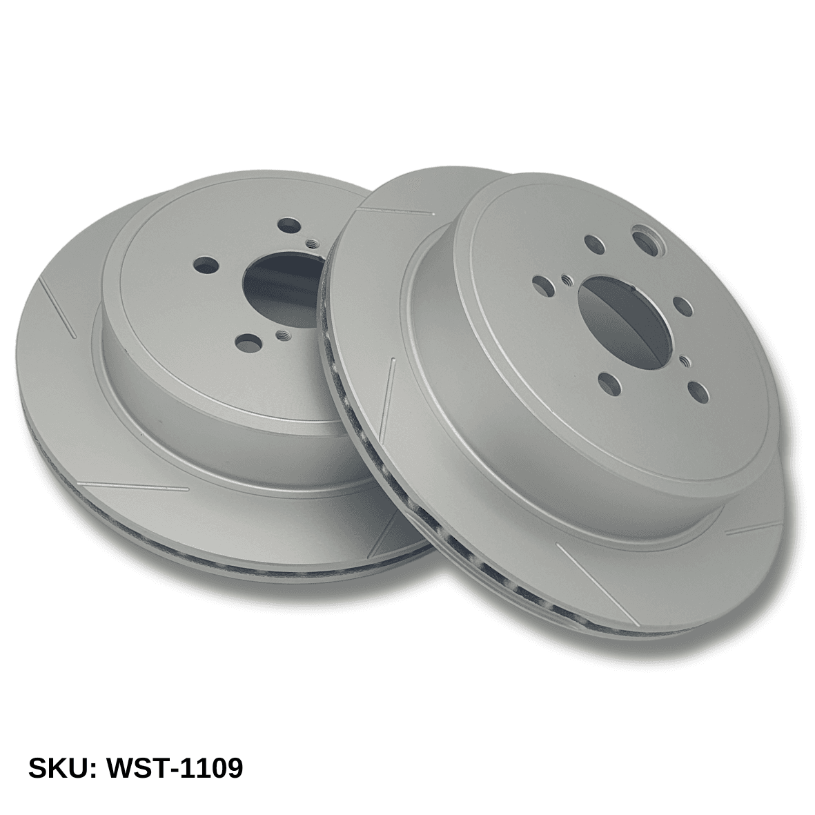 WinmaX WST Performance Slotted Brake Discs Toyota 86 GTS, GR86, Subaru BRZ Rear - WinmaX Slotted Single Piece Brake Discs - PAIR