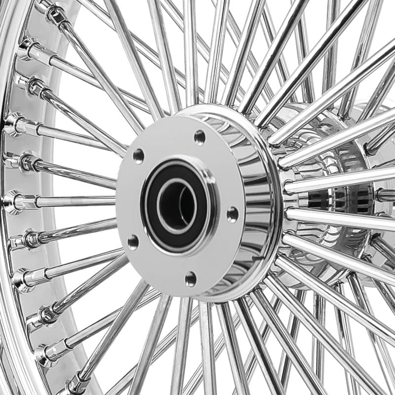 Attitude Inc Wheel, Front, MaxSpoke, Chrome/Chrome, Harley-Davidson , 26 x 3.5 in, Dual Disc, 3/4'' axle, Each