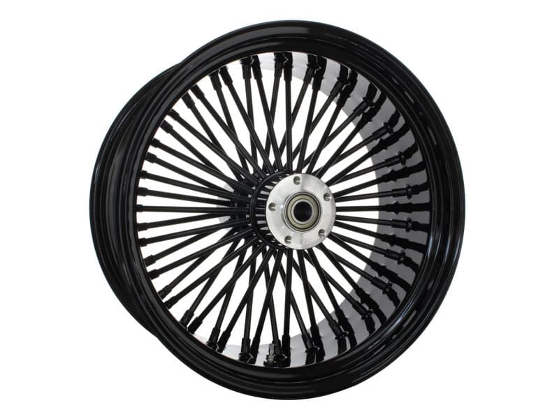 Attitude Inc Wheel, Rear, MaxSpoke, Black/Black, For Harley - Davidson , 18 x 8.5 In, 1''Axle, Each