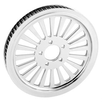 Attitude Inc Drive Belt Pulley, MaxSpoke, Harley-Davidson 1 in, 70 Tooth, Chrome