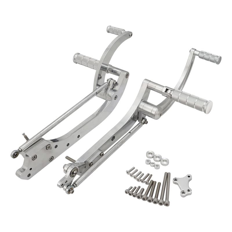 Attitude Inc Forward Control Kit, Polished, 12 in. Forward, For Harley-Davidson Street Rod XG750A 2017-2020, Kit