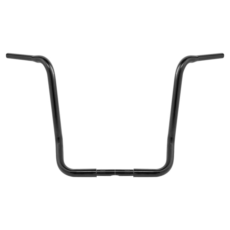 Attitude Inc Wide Ape Pullback Handlebar, Black Powder Coat, 17 in. Rise 1-1/4 in, For Harley Sporster ,Softail Custom, Each