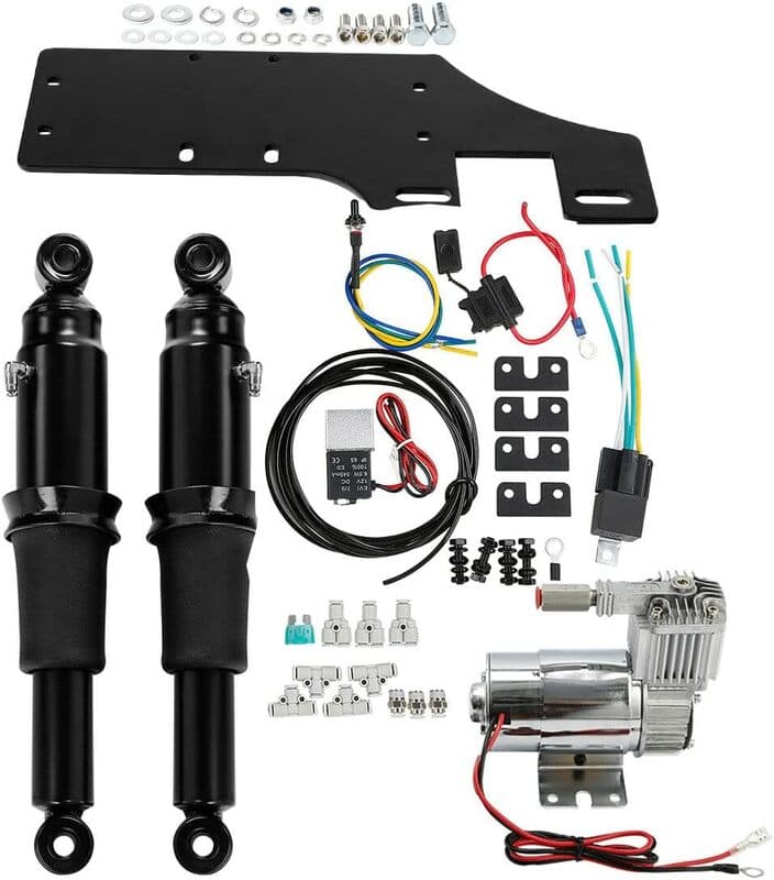 Attitude Suspension/ Shockers, Rear Air Ride Kit Fit For Harley Touring Baggers Road King Road Glide Street Glide Electra Glide Ultra Limited 1994-20