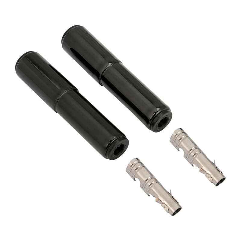 Proflow SuperMax spark plug wire set, straight ceramic boots and terminals, pair.