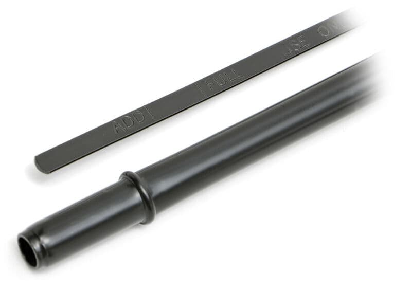 Proflow Dipstick with Tube, Engine Oil, Steel, Black, Chrysler, Mopar, Small Block, Each