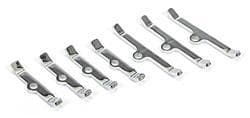 Proflow Valve Cover Spreader Bars Chrome Kit, BB Chev , Set