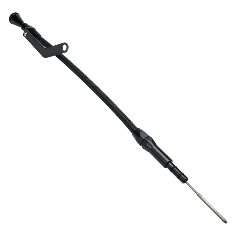 Proflow Billet Engine Dipstick, Braided, For Holden V8 Commodore VN Engine, Black Anodised