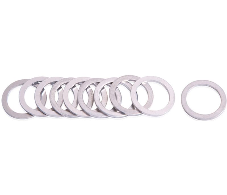 Proflow Aluminium Crush Washer 14mm, 10 Pack