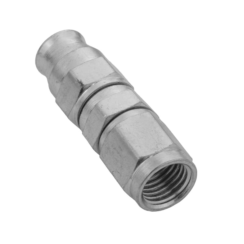Proflow Steel Straight Hose End Hose End -04AN To -03AN PTFE Hose Zinc Coated