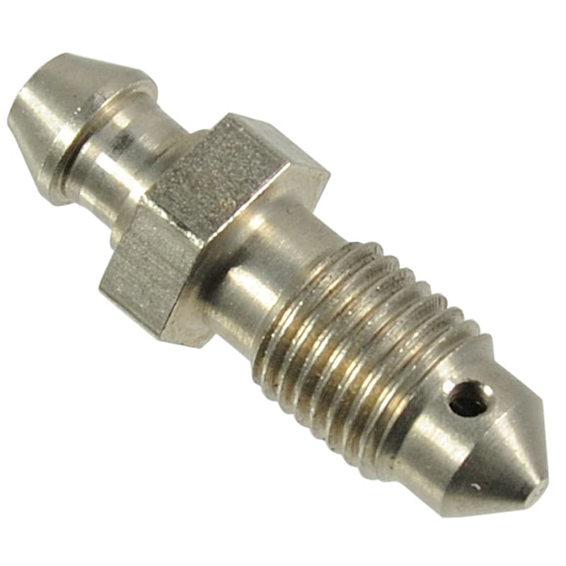 Proflow Stainless Steel Male 3/8in - 24 unf Brake Bleeder Nipple