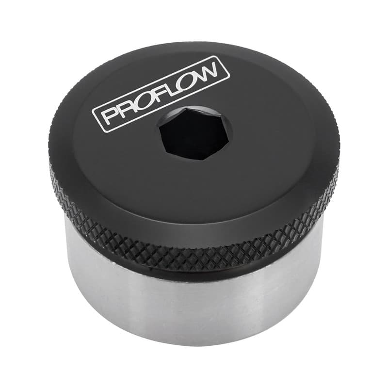 Proflow Oil Filler Cap, Weld-On, Steel Bung with Aluminium Cap, For Differentials, Oil Tanks, 1.50'', Each