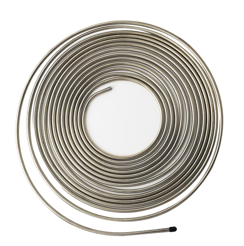 Proflow Steel 3/8in. Fuel/Vacuum Line Tube, 20Ft Coil