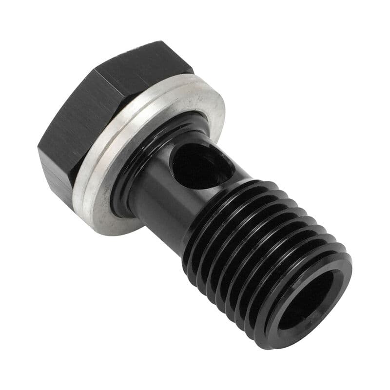 Proflow Fitting Banjo Bolt 1/4"-18 NPSM Thread, 26mm UHL, Black