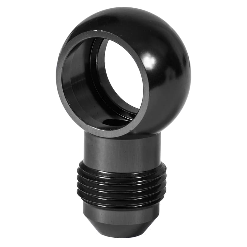Proflow Fitting Banjo 19.5mm (AN8) to AN8 Male, For 748-08AN, Black