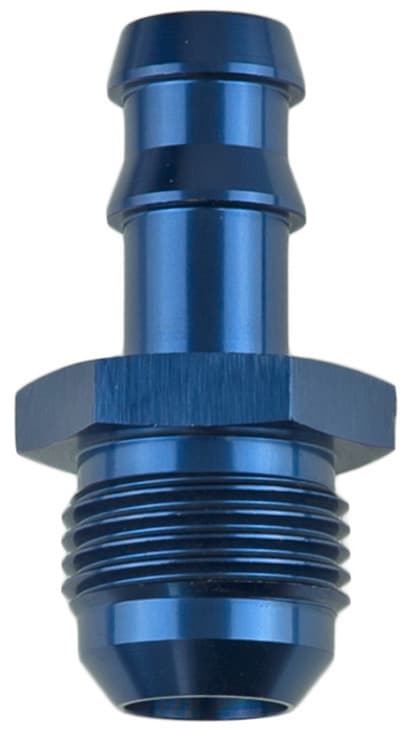 Proflow Fitting, 1/2in. Male Barb To -08AN Adaptor, Blue