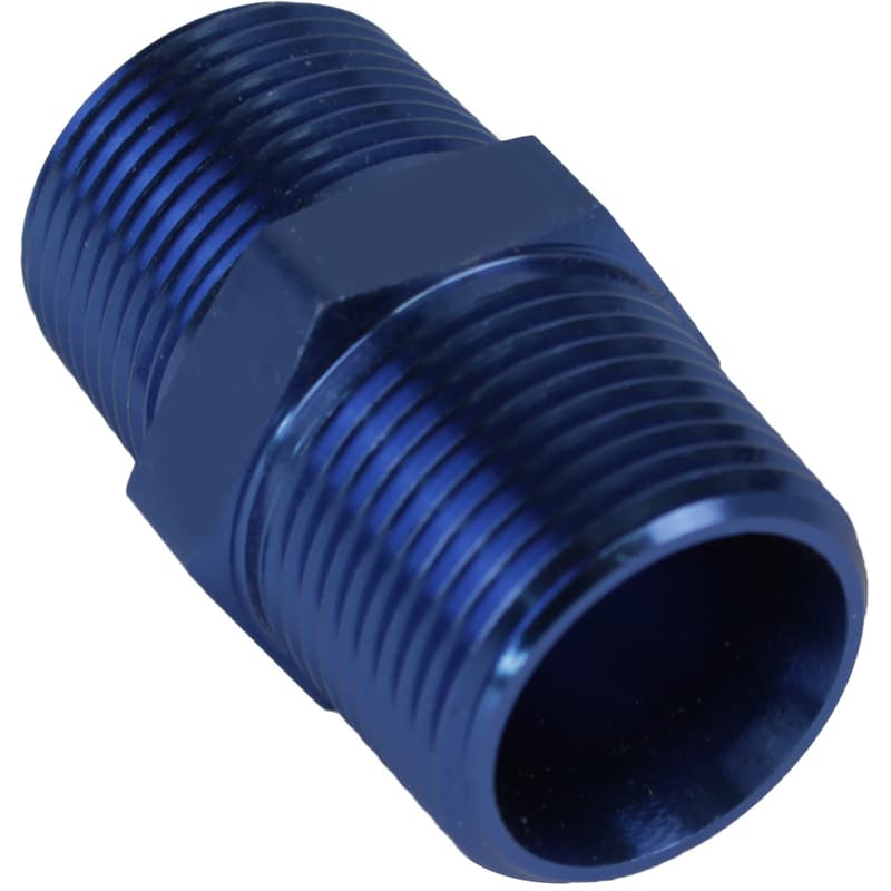 Proflow Fitting Male Pipe To Fitting Male Pipe 3/4in, Blue