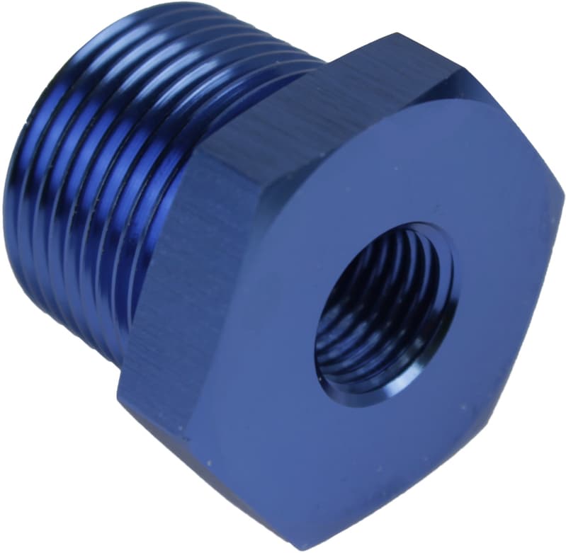 Proflow Fitting NPT Pipe Reducer 3/8in. To 1/4in, Blue