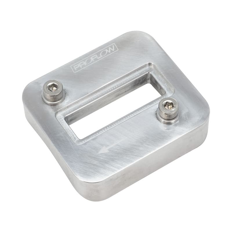 Proflow Mass Air Flow (MAF) Weld-On Plate, Suits GM LS MAF Sensor, Aluminium, Universal