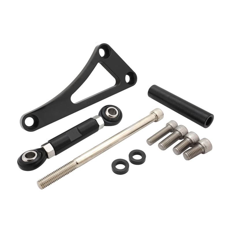 Proflow Alternator Bracket, For Chevrolet Small Block, Drivers Side, Long Water Pump, Top Mount, Black Anodised