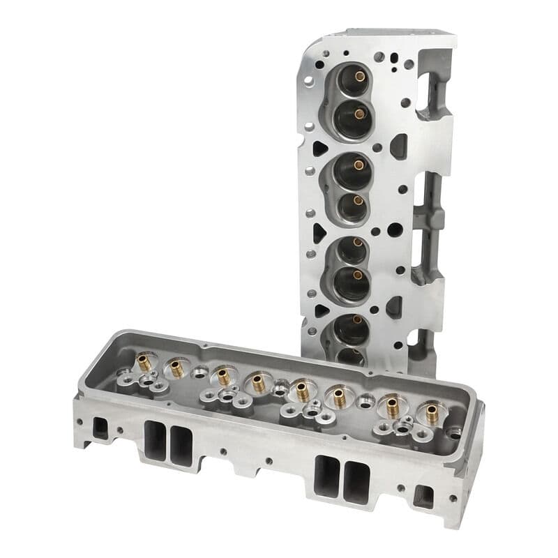 Proflow Cylinder Heads, AirMax-B, Bare Cylinder Heads,SB Chev 200, 535HP, Aluminium, 64cc Chamber, Straight Plug, 200cc Intake Runner, Pair