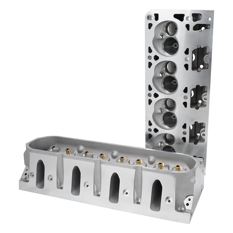Proflow LS1 SuperMax 235 aluminium cylinder heads, bare 63cc chamber, 235cc intake runner, 15-degree angle, pair.