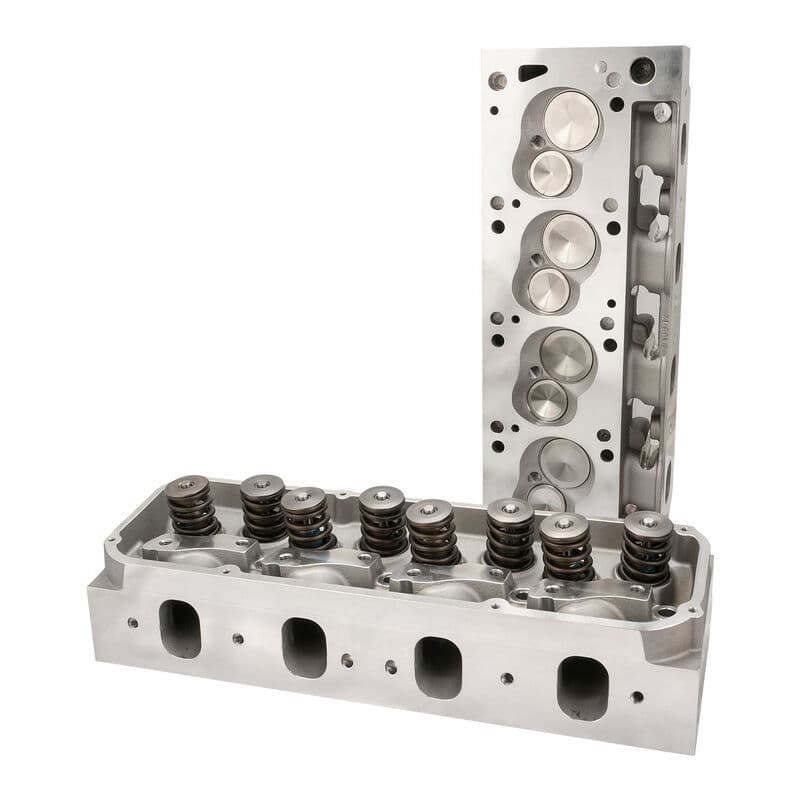 Proflow Cylinder Heads, AirMax 200, Assembled Aluminium, Ford Cleveland , 2V 68cc Chamber, 205cc Intake Runner, Pair