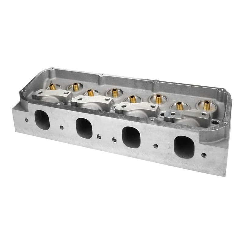 Proflow Cylinder Heads SuperMax 225, Bare, Aluminium, SB Ford 302-351 Cleveland 3V, 60cc Chamber, 225cc Intake Runner, 630HP Out of Box, Pair