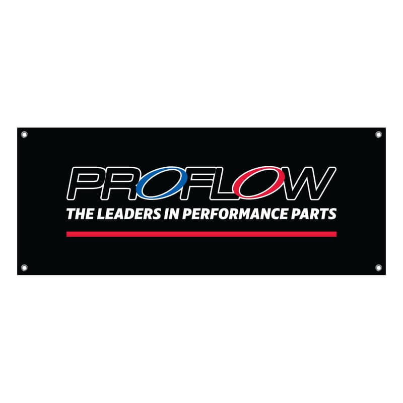 Proflow Vinyl Banner 2500mm x 1000mm, Proflow Logo, Each