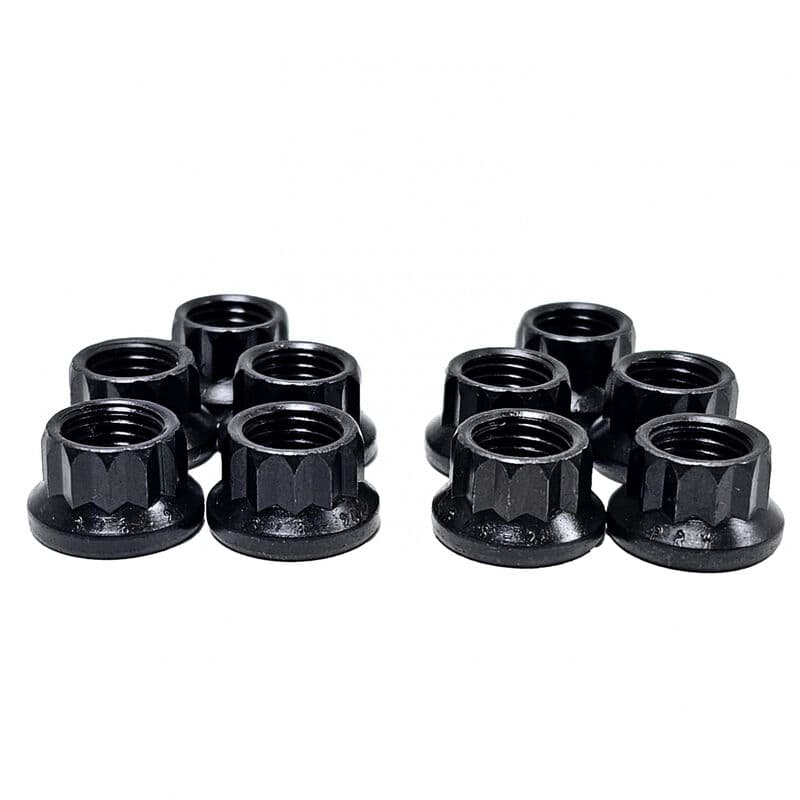 Proflow Nut, Flange Nut,  5/16"-24 x 3/8" Wrenching, 12pt, 10 Piece