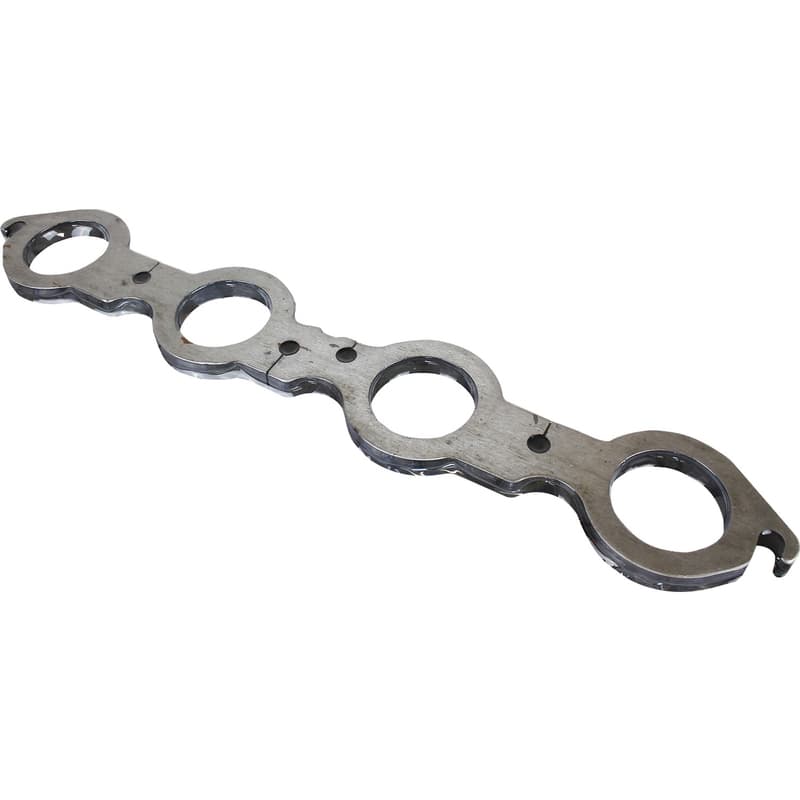 Proflow Header Extractor Flanges, For Chevrolet GM LS, Steel, 3/8 in. Thick, 1.90 in. Diameter Bore, Each