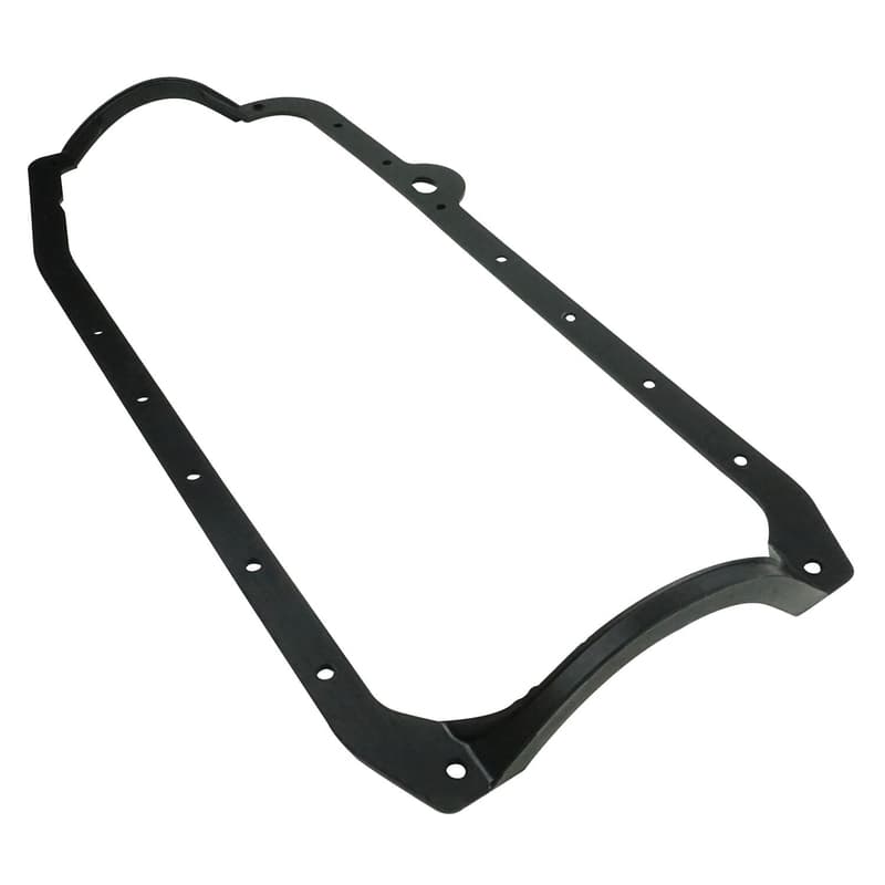 Proflow Oil Pan Gasket, 1-Piece, Rubber SB Chev Late 80 to 86, 2 Piece Rear Main Seal, Kit