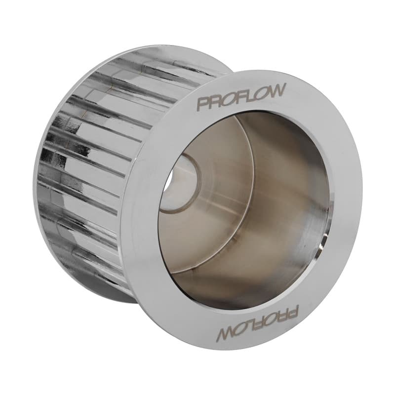 Proflow Alternator Pulley, Gilmer, 15mm Bore, 70mm OD, Bolt-On, Steel, Chrome, Mazda, Each