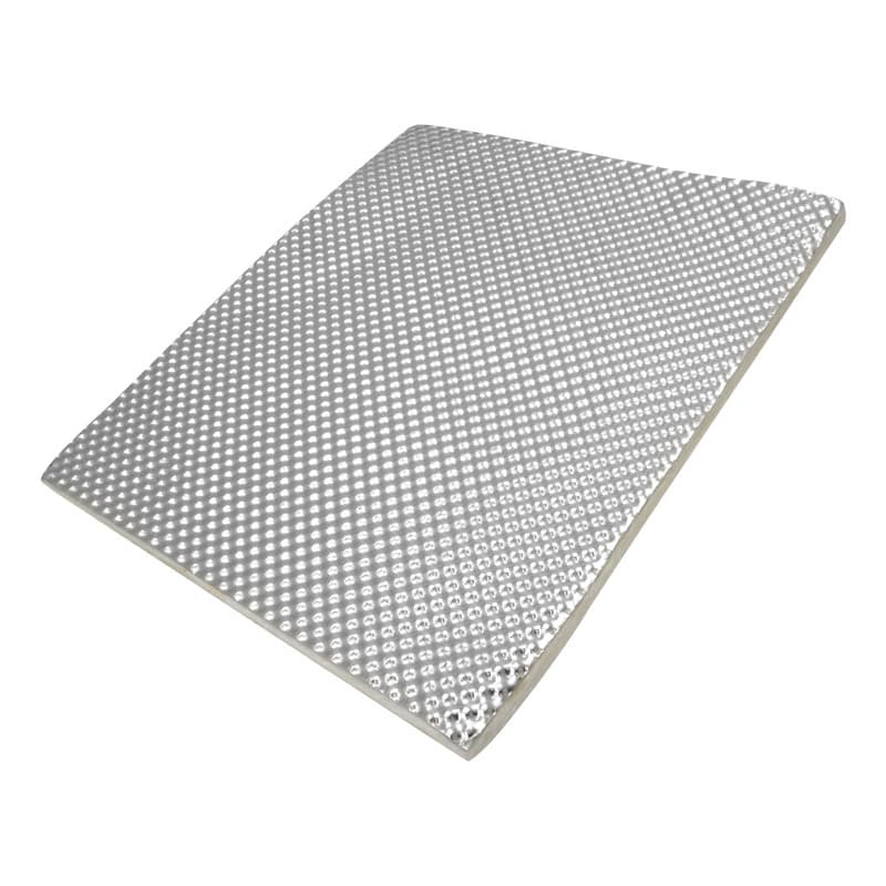 Proflow Aluminium Cool Heat Barrier, 36in. × 47in. Sound Barrier, 1, 500 C, 4.5mm Thick, Self-Adhesive