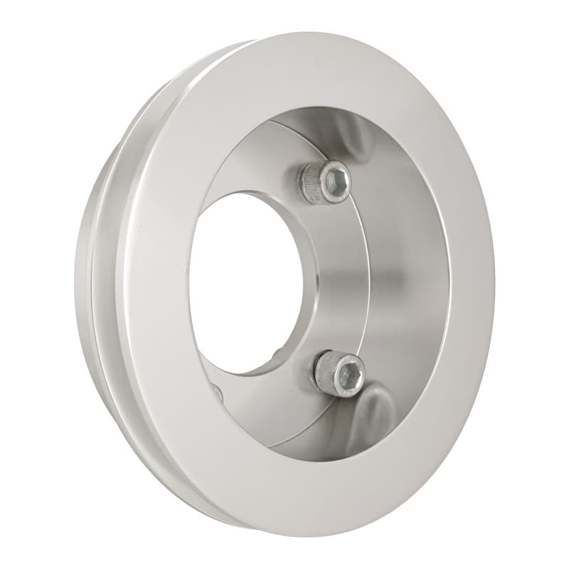 Proflow Billet Aluminium Single V Groove Crank Pulley, BB Ford 429-460, Raw, Each