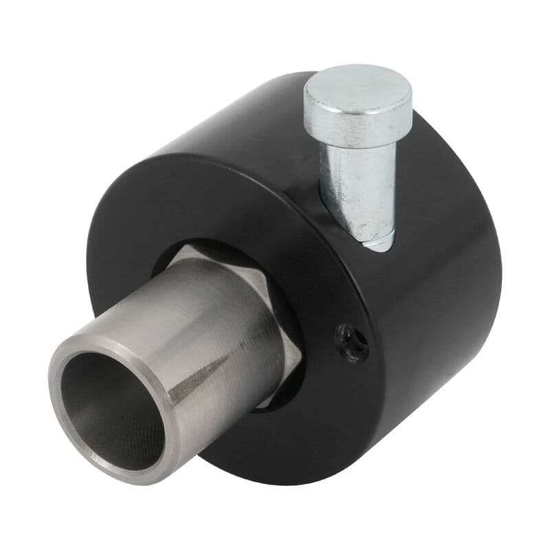 Proflow Aluminum Quick Release Steering Wheel Hub, Hex, 3/4 Inch, Black, 3/4" ID weld on hex sleeve allows for welding to 3/4" round steering shafts,