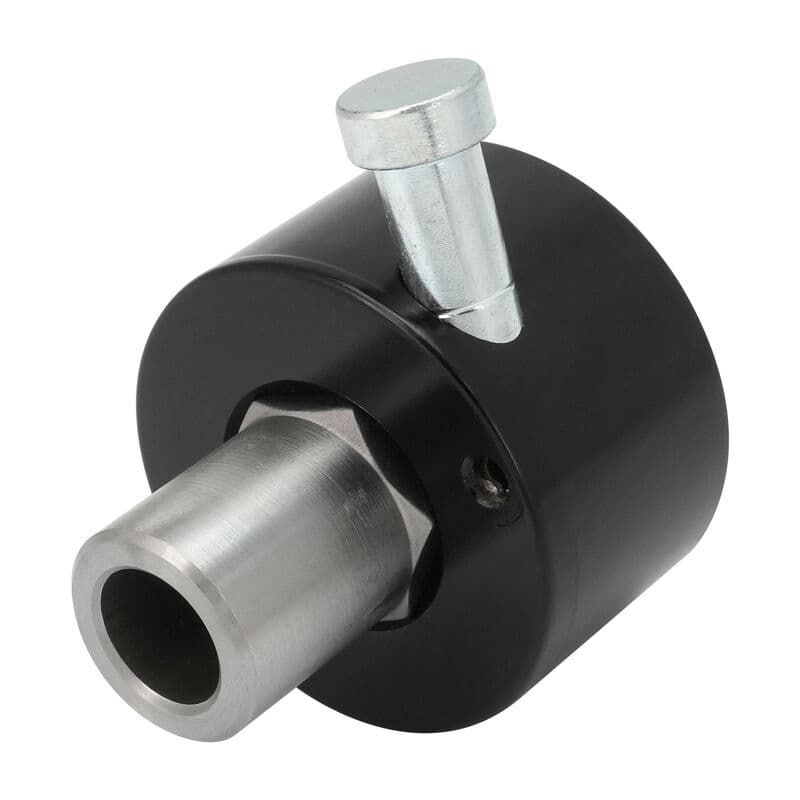 Proflow Aluminum Quick Release Steering Wheel Hub, Hex, 5/8 Inch, Black, 5/8" ID weld on hex sleeve allows for welding to 5/8" round steering shafts,