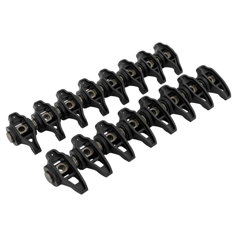 Proflow Pro Dual Rockers Shaft Design LS3/L98, 1.7 Ratio Black 8620 Alloy Steel, M8 Socket Head Screws, Chev/Holden Commodore, Kit