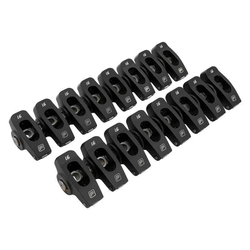 Proflow Pro 2024 Series, Large Body Roller Rockers, Series II, SB Ford 289-351W, 1.6 Ratio 3/8" Aluminium 2024, Set