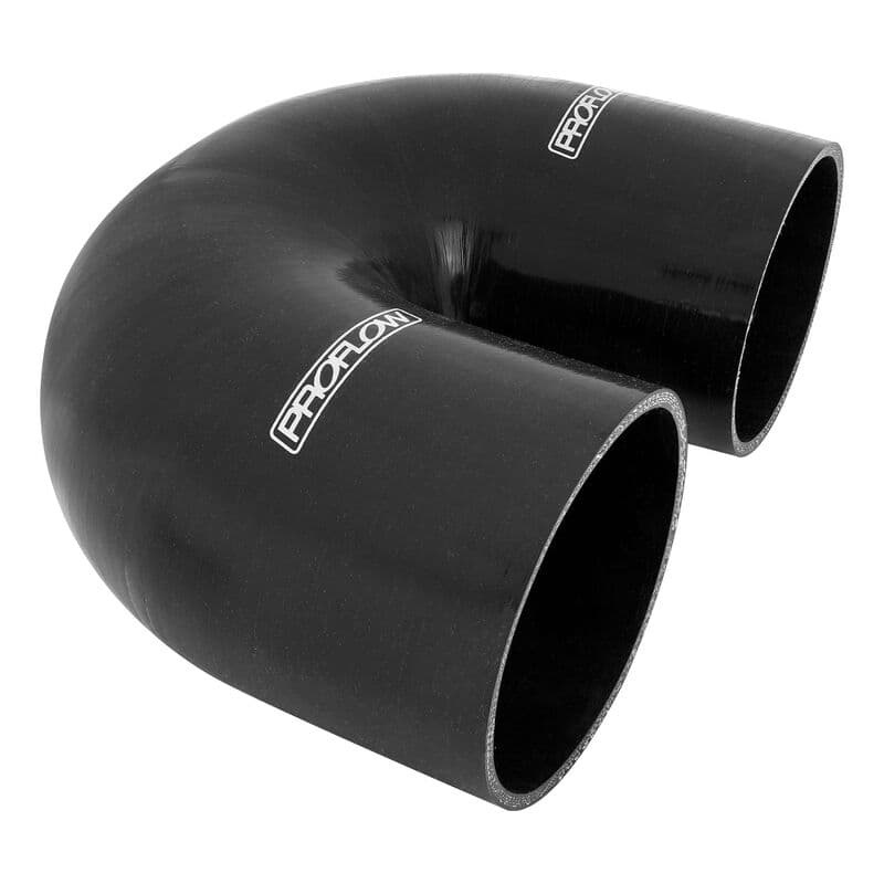 Proflow Hose Tubing Air intake, Silicone, Coupler, 2.50in. 180 Degree Elbow, Black
