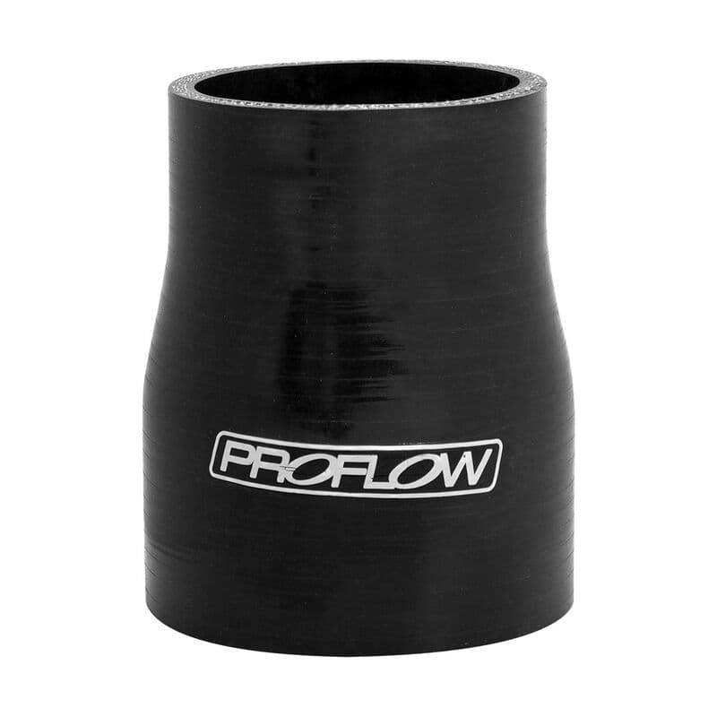 Proflow Hose Tubing Air intake, Silicone, Reducer, 4.00in. - 4.50in. Straight, Black