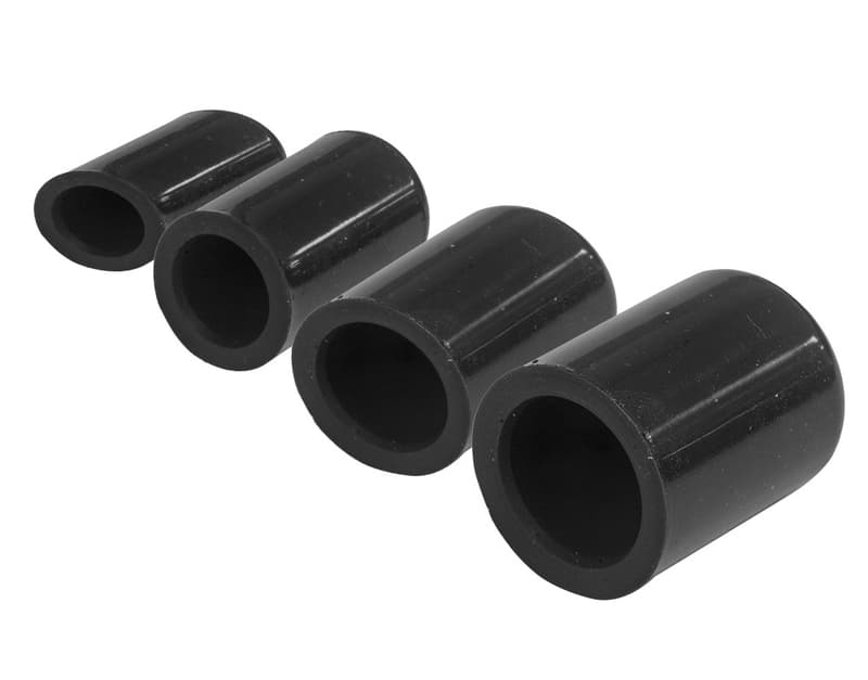 Proflow Silicone Vacuum Port Block Off Kit, 4mm (5/32'') - 10mm (3/8''), 4x each size, Black