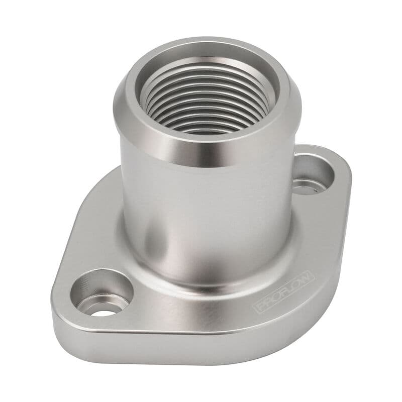 Proflow Billet Aluminium Top Water Neck Housing, For Nissan & Holden, RB30, Silver