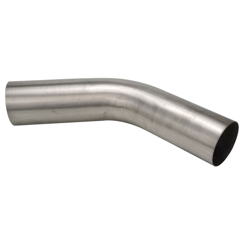 Proflow Titanium Tubing, Mandrel-Bend, 4.0 in, 1.2mm Wall, 45 Deg, 152x152mm