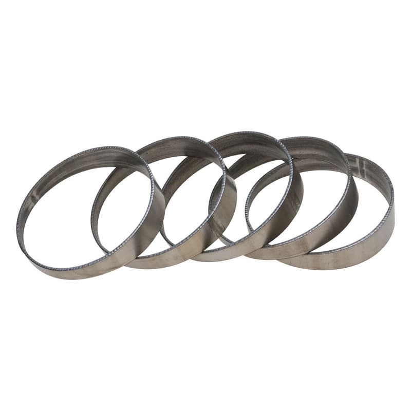 Proflow Pie Cut Round, Tubing, Titanium 2.25 in, 45 deg cut 9 degree, 5 pcs set