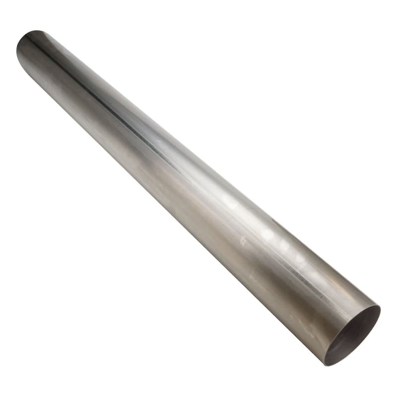 Proflow Titanium Tubing, Titanium, 2.25 in, 1.2mm Wall, Straight 1 Meter Long