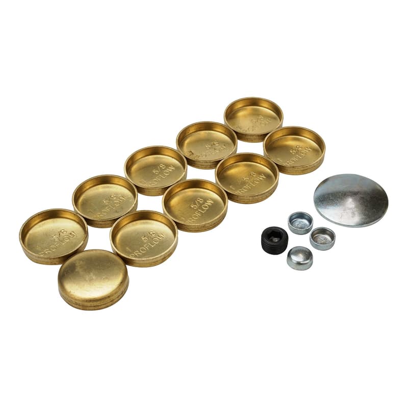 Proflow Freeze Welch plugs, Brass, For Holden Commodore V8 253/308/355 5.0L/5.7L ,VB to VT, Kit