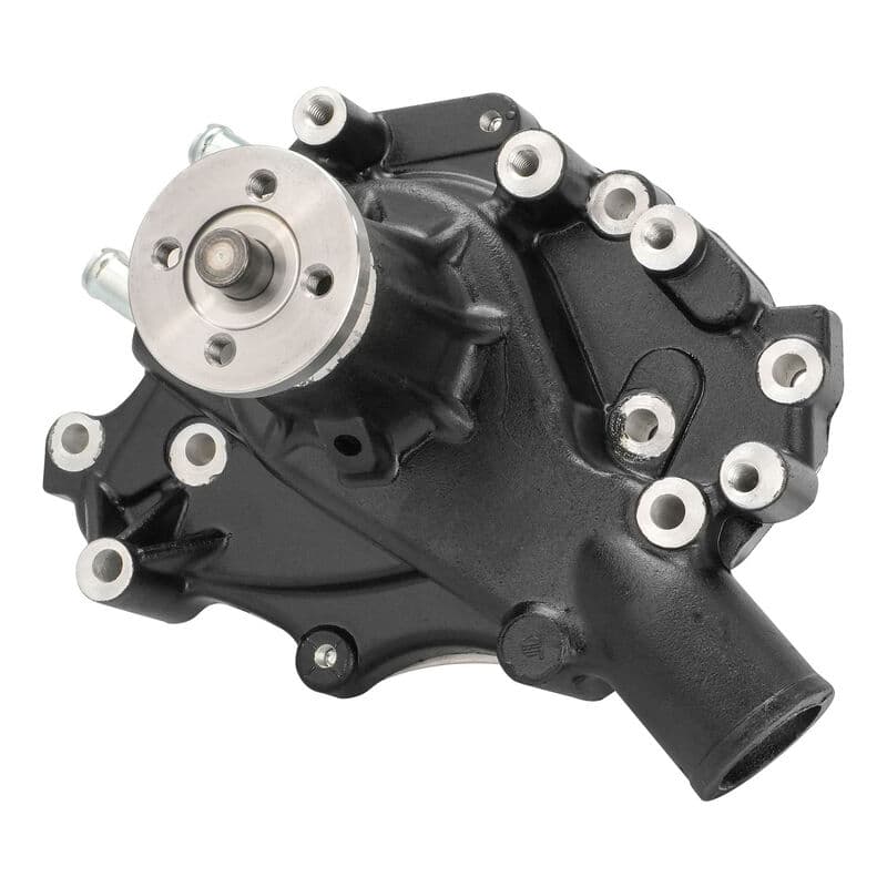 Proflow Replacement Water Pump, Cast Aluminium Ultra Cool, SB Ford 289-351 Windsor, Left Hand Inlet, Black Finish, Each