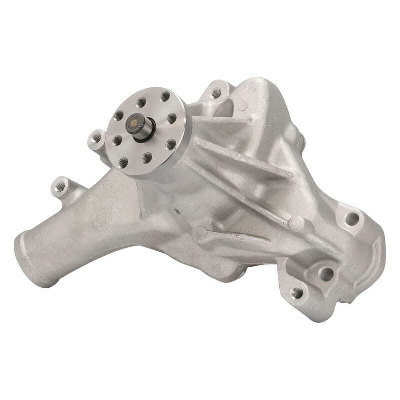 Proflow Replacement Water Pump, Cast Aluminium Ultra Cool, SB Chev Long Style, Satin Finish, Each