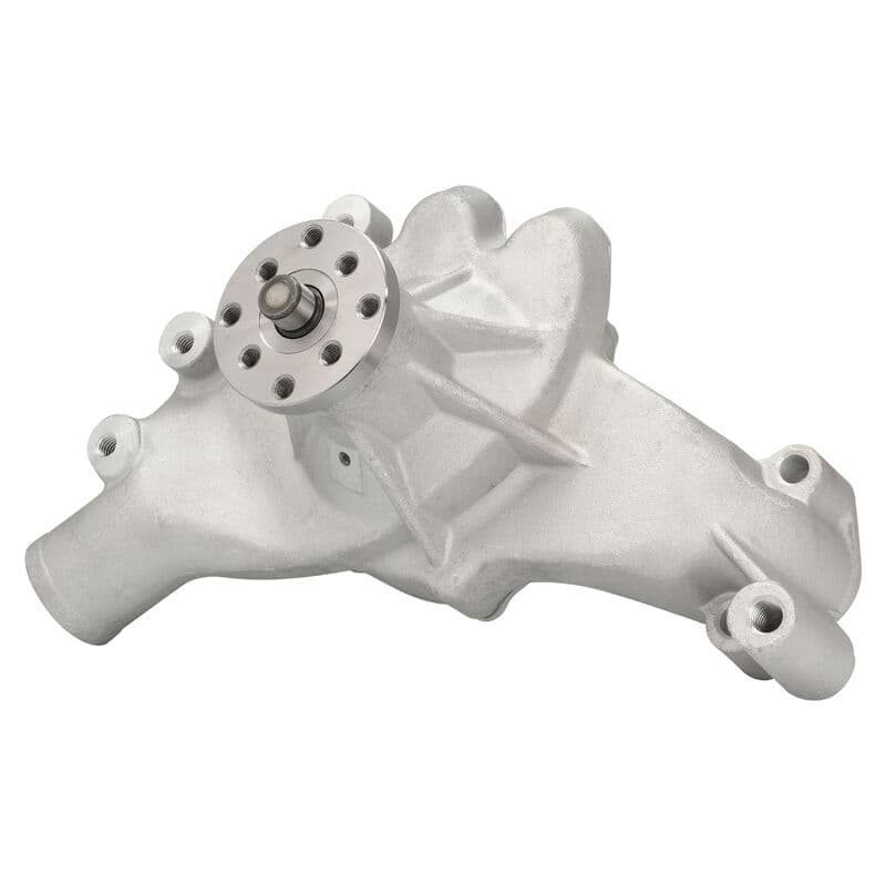 Proflow Replacement Water Pump, Cast Aluminium Ultra Cool, BB Chev, Long Style, Satin Finish, Each