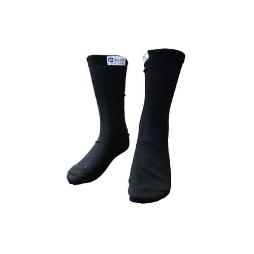Proforce Fire Retardant Socks, SFI 3.3 & FIA Rated, Nomex, Black, Mens Small , Pair